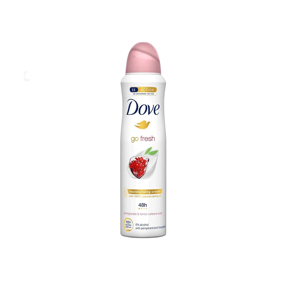 DOVE BODY SPRAY 150ML GO FRESH POMEGRANATE