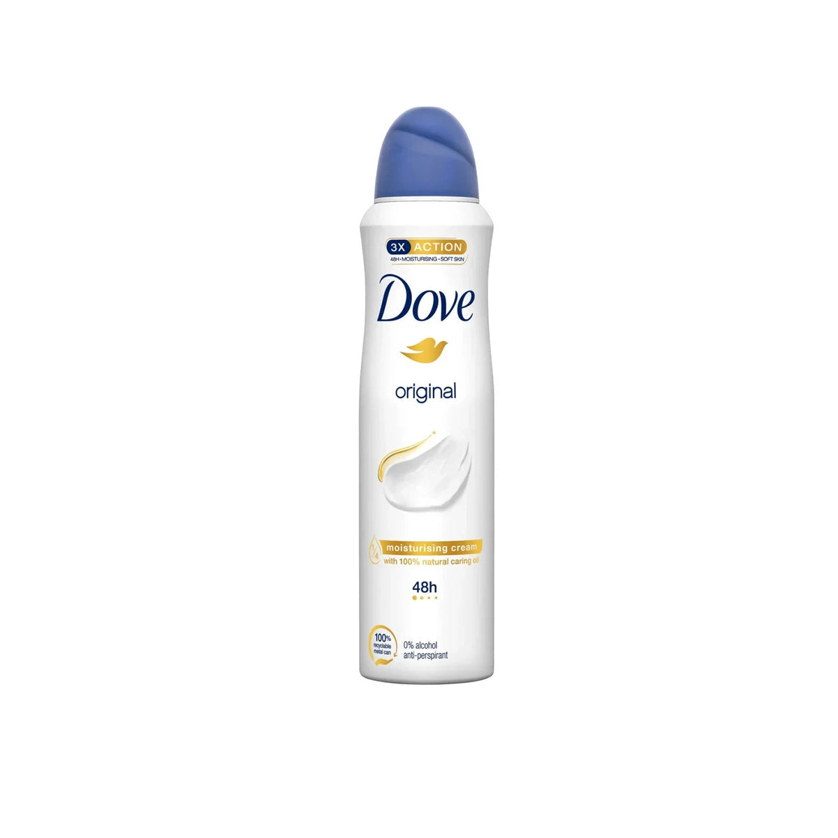 DOVE BODY SPRAY 150ML ORIGINAL ANTI
