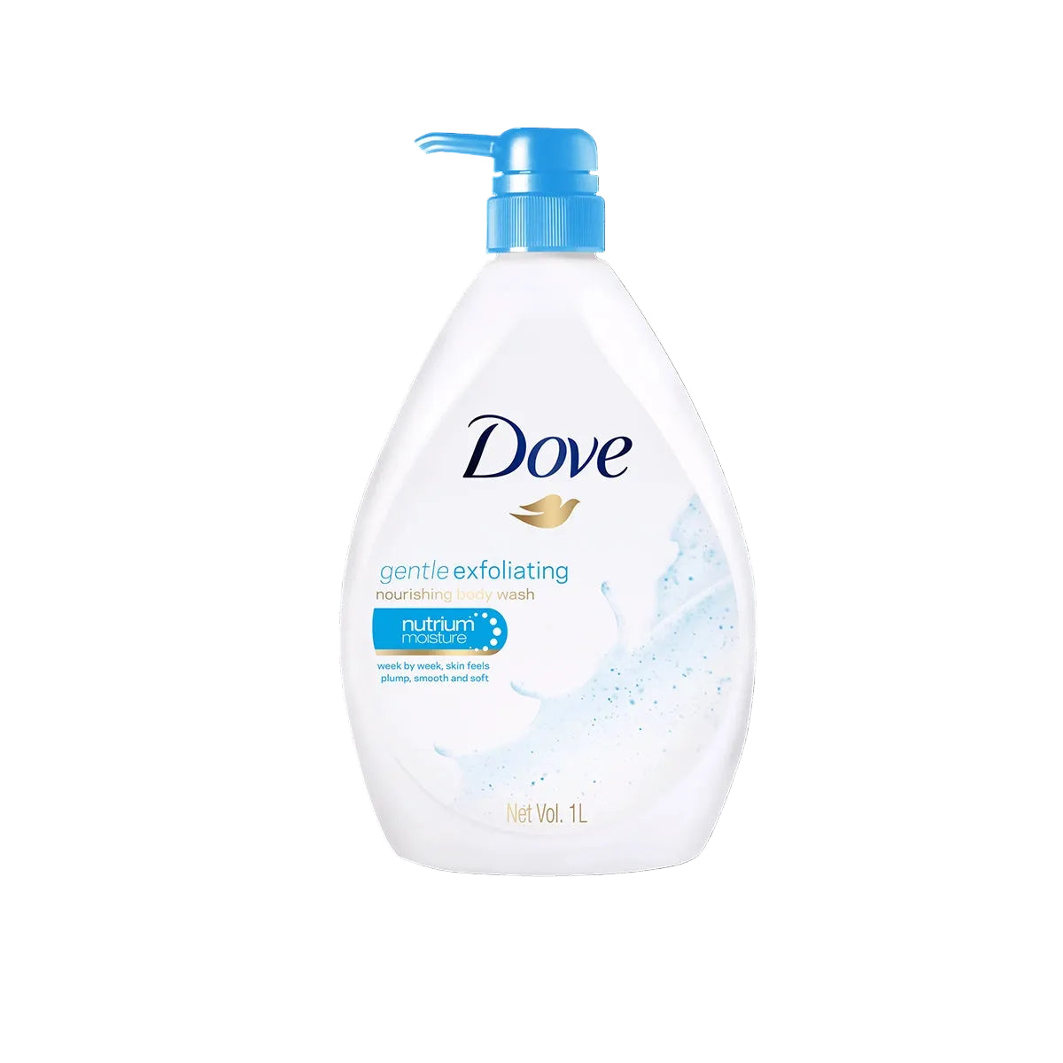 DOVE BODY WASH 1000ML GENTLE EXFOLIATING
