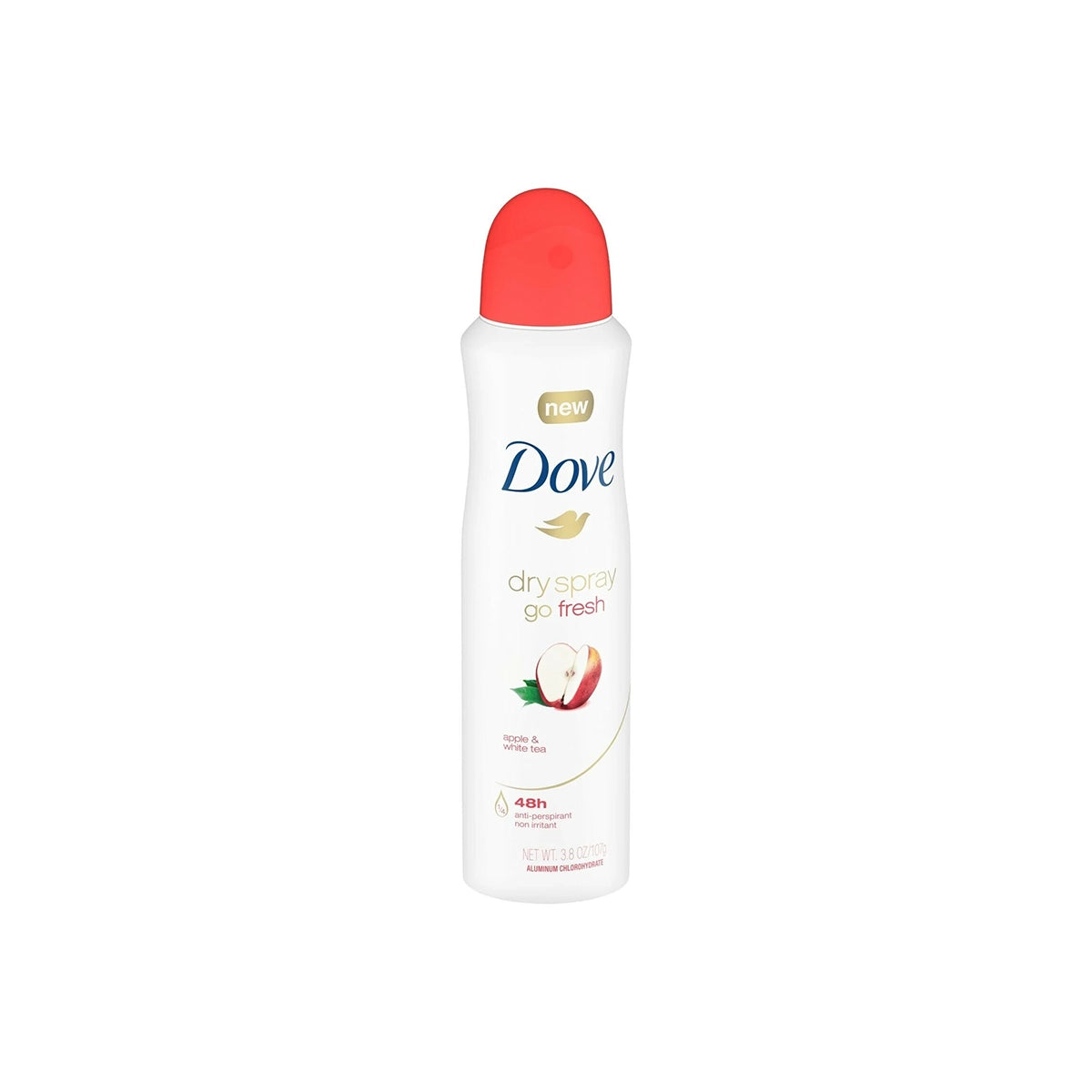 DOVE USA BODY SPRAY 107G APPLE & WHITE TEA