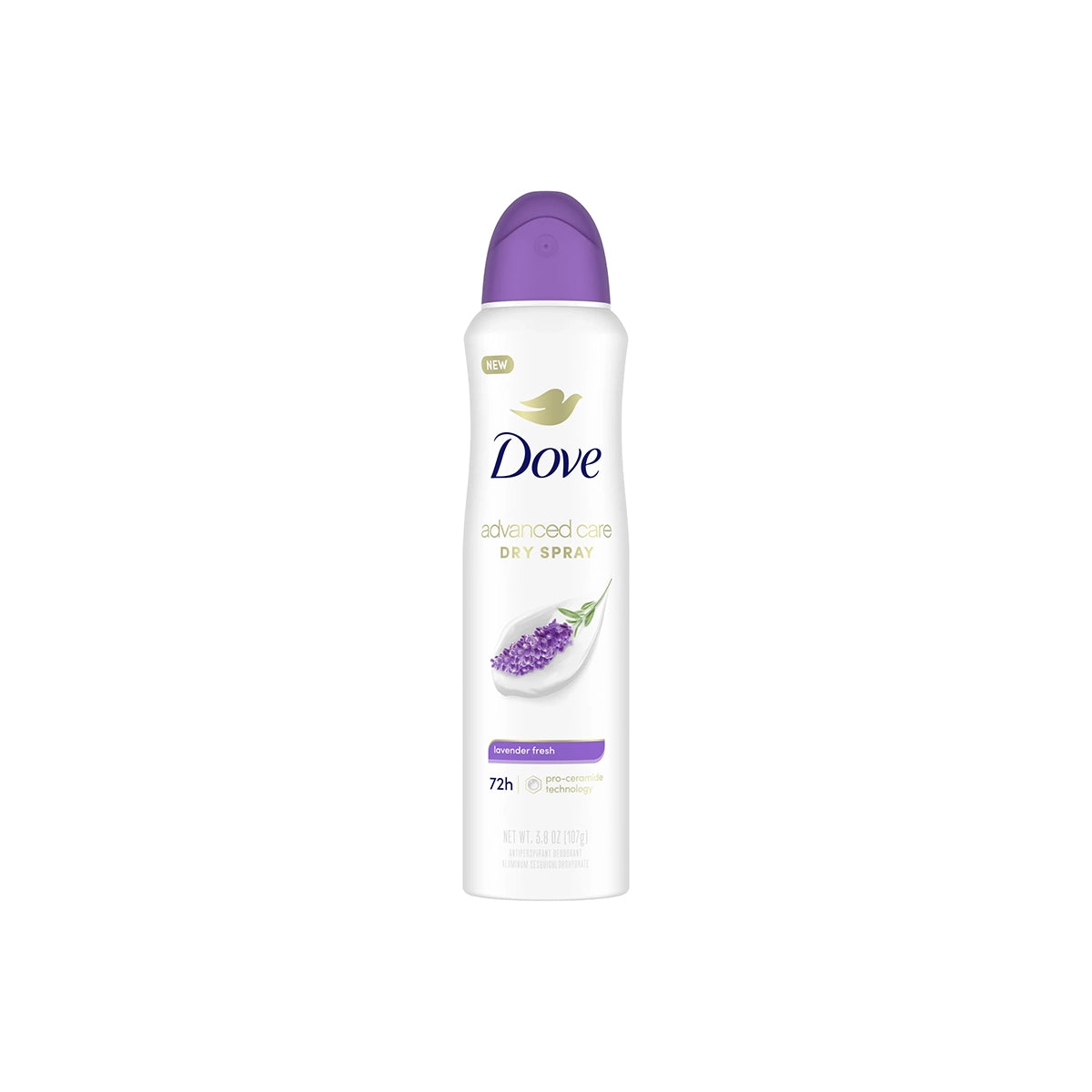 DOVE USA BODY SPRAY 107G LAVENDER FRESH