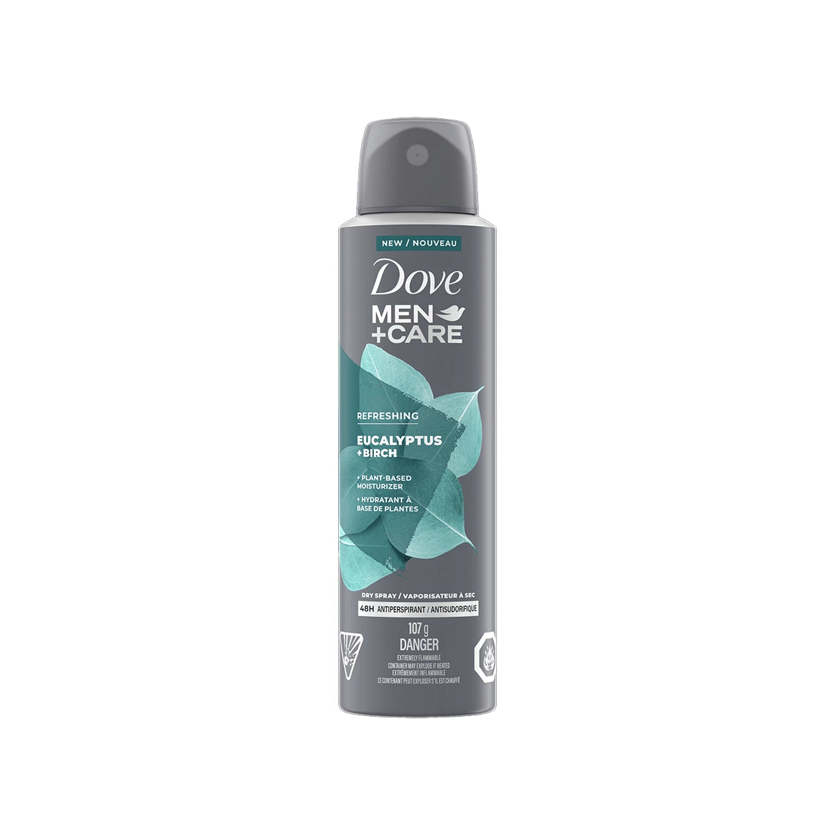 DOVE USA BODY SPRAY 150ML MEN CARE EUCALYPTUS BRICH