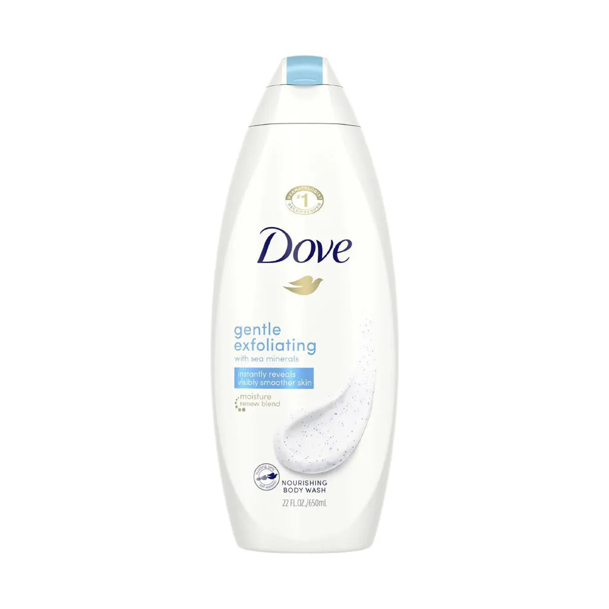 DOVE USA BODY WASH 650ML GENTLE EXFOLIATING