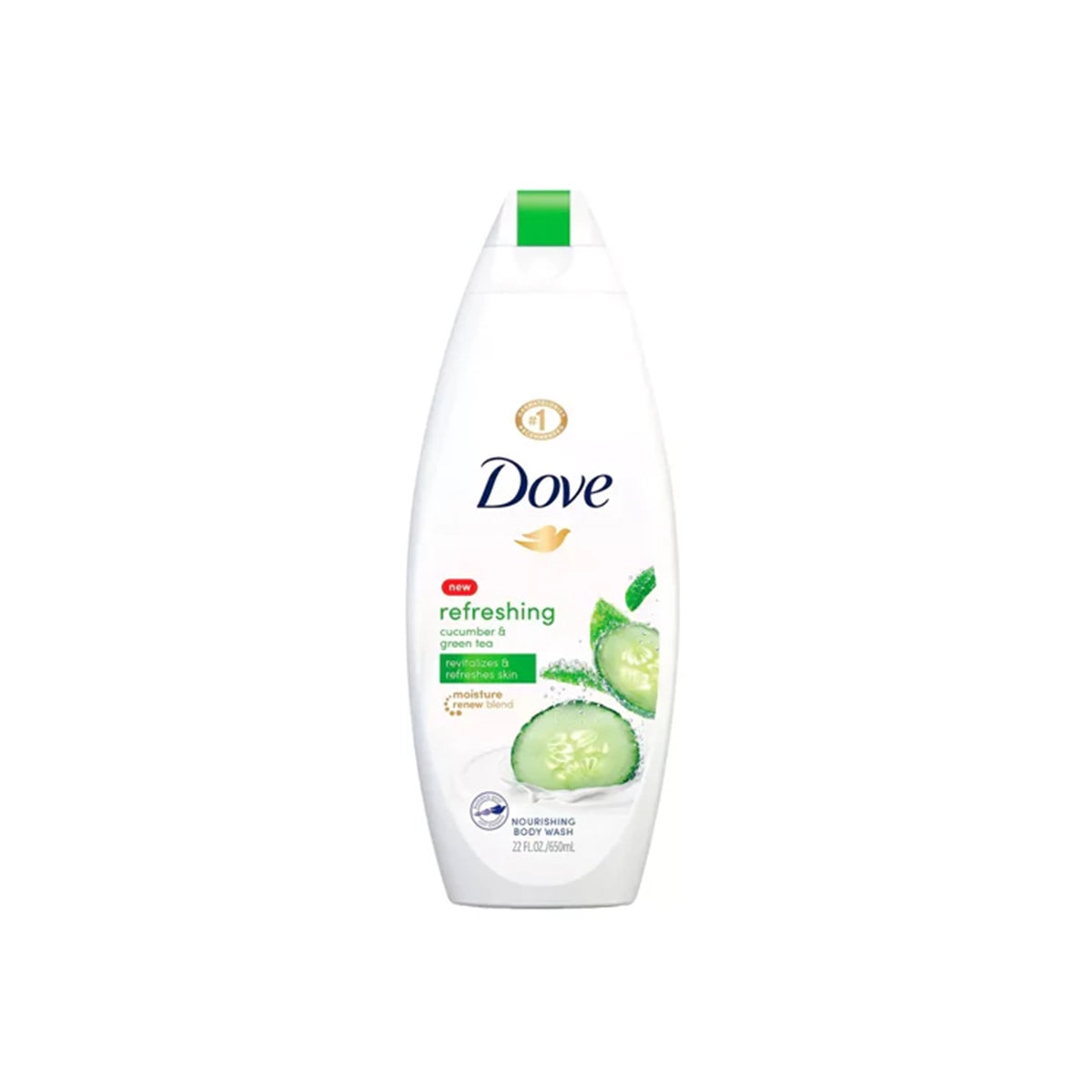 DOVE USA BODY WASH 650ML GO FRESH CUCUMBER