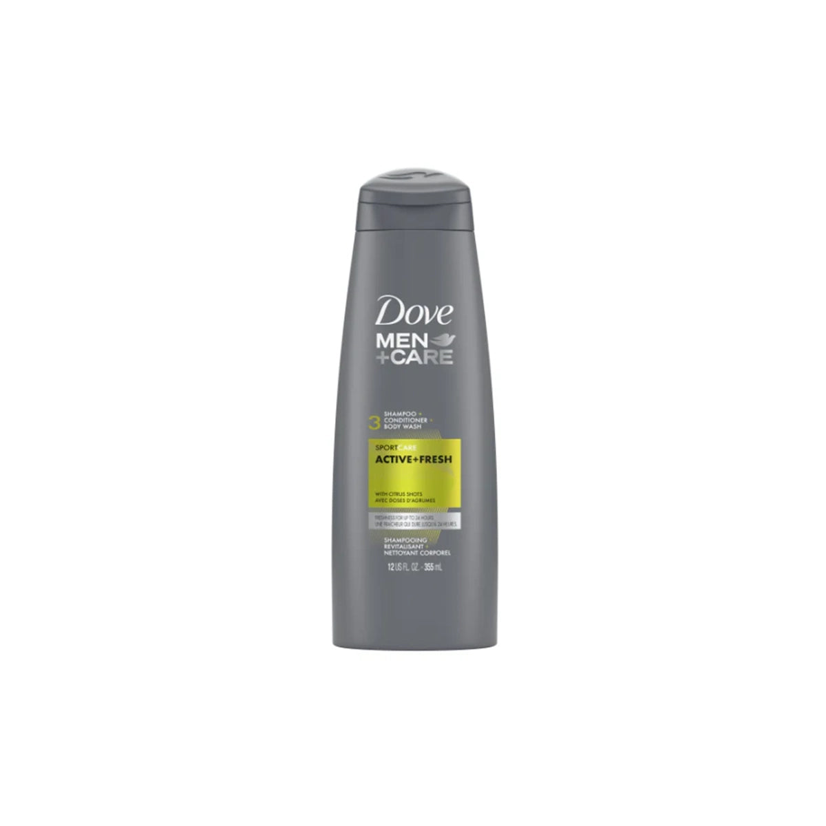 DOVE USA SHAMPOO 355ML MEN ACTIVE FRESH