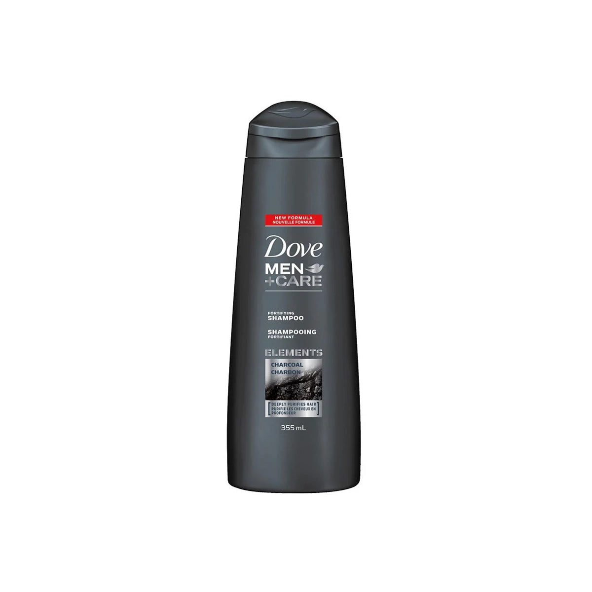 DOVE USA SHAMPOO 355ML MEN ELEMENTS CHARCOAL