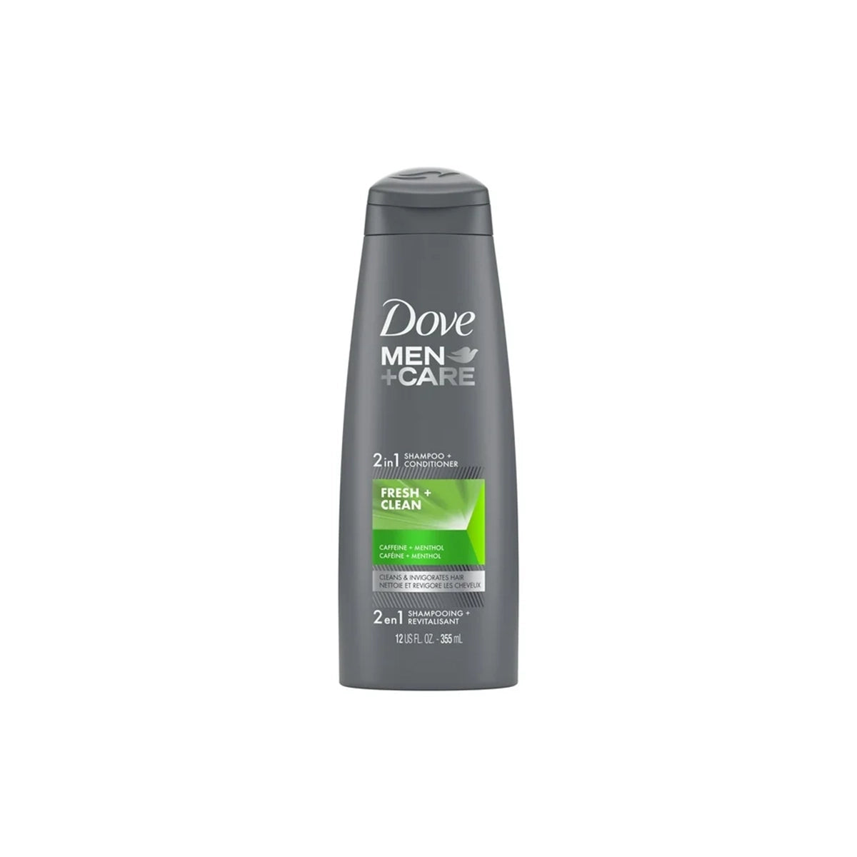 DOVE USA SHAMPOO 355ML MEN FRESH & CLEAN 2 IN 1