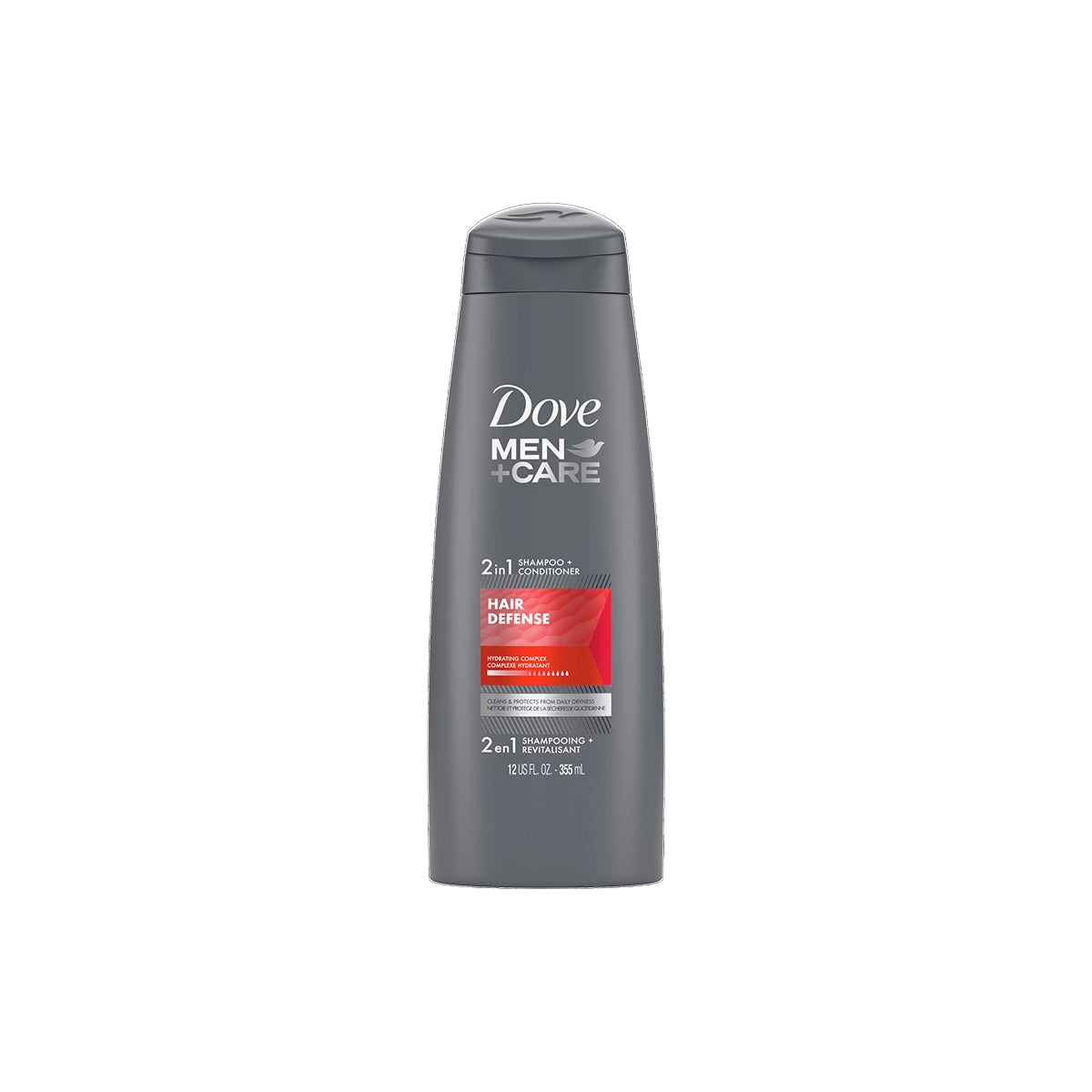 DOVE USA SHAMPOO 355ML MENH HAIR DEFENCE 2 IN 1
