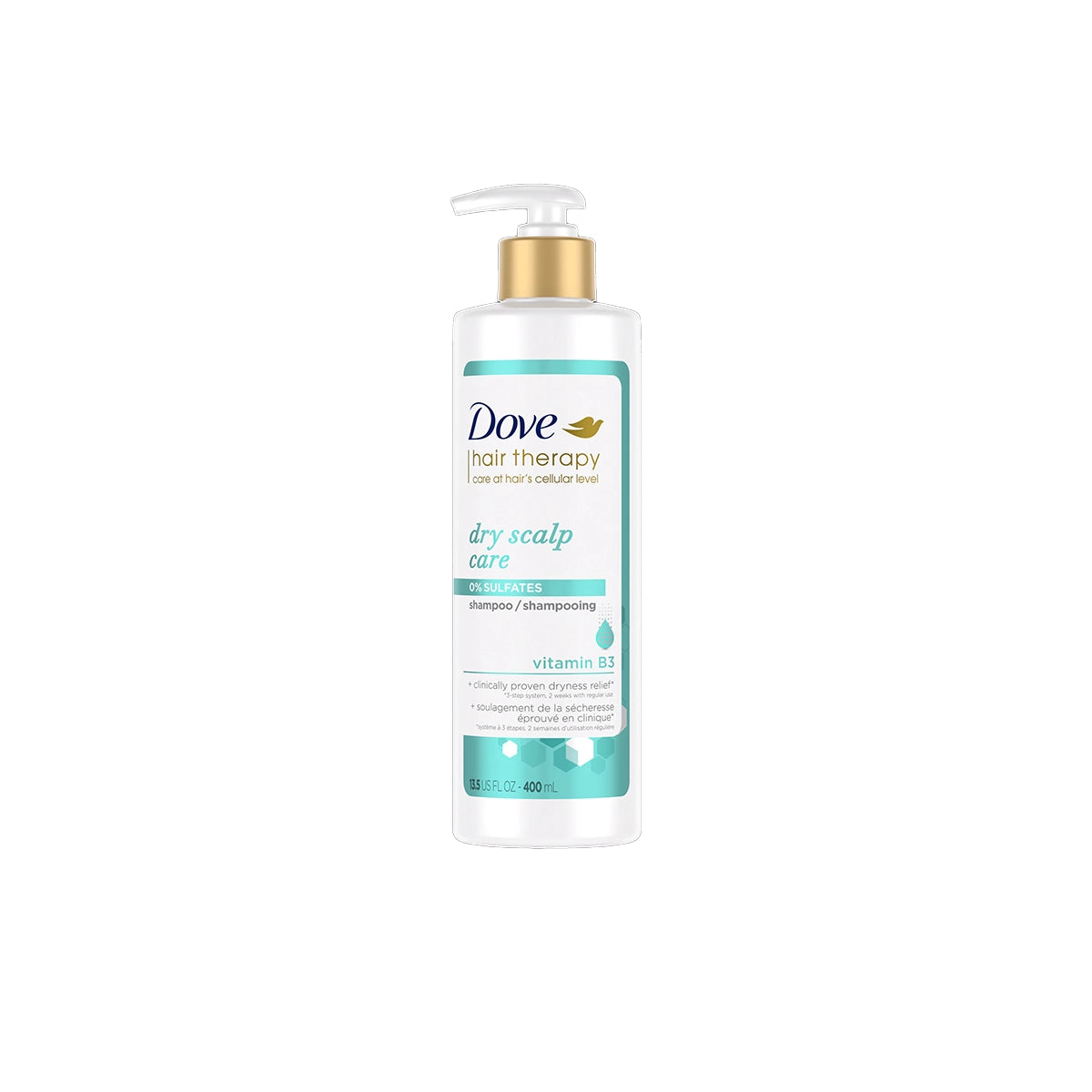 DOVE USA SHAMPOO 400ML DRY SCALP CARE
