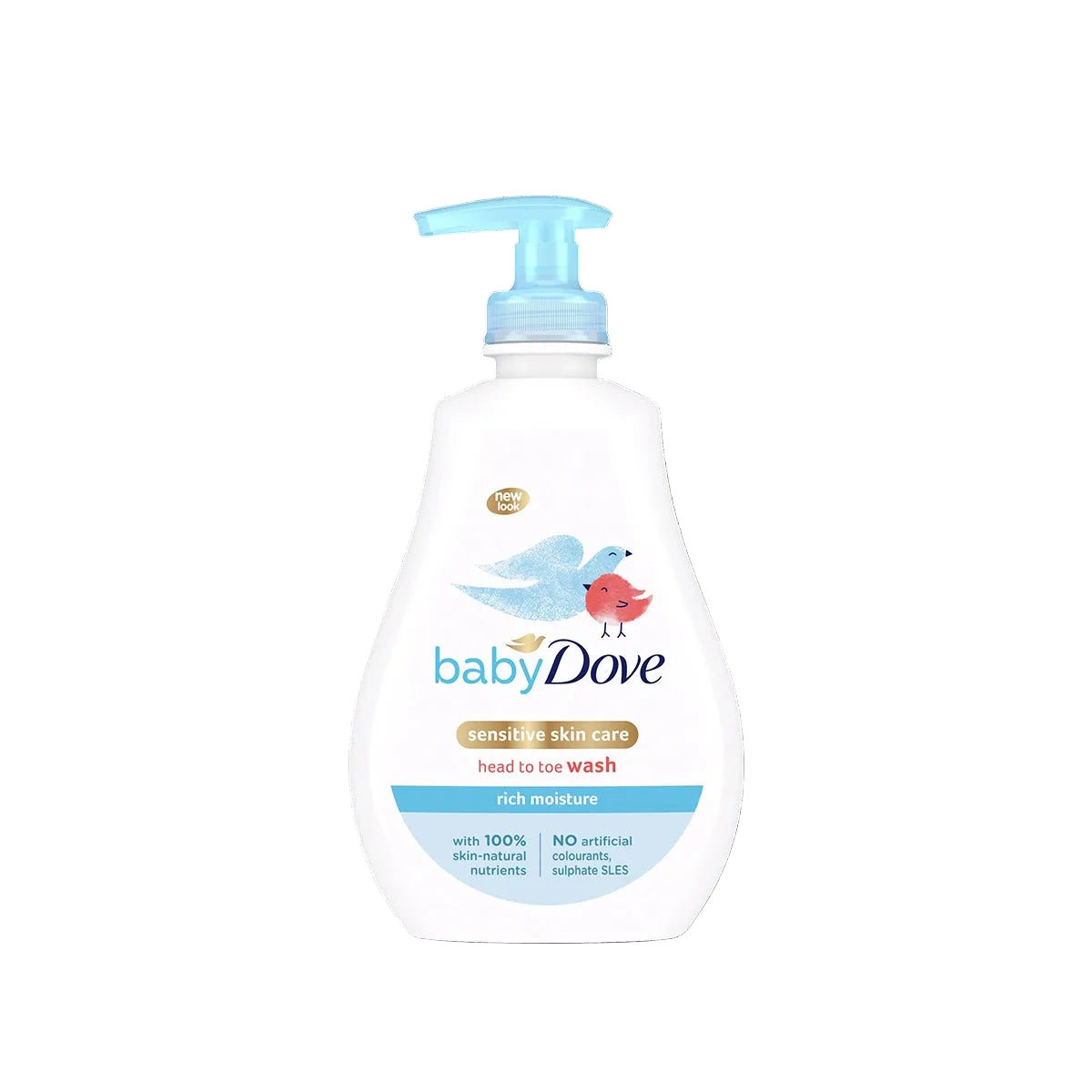 DOVE UK BABY HEAD TO TOE WASH 200ML RICH MOISTURE
