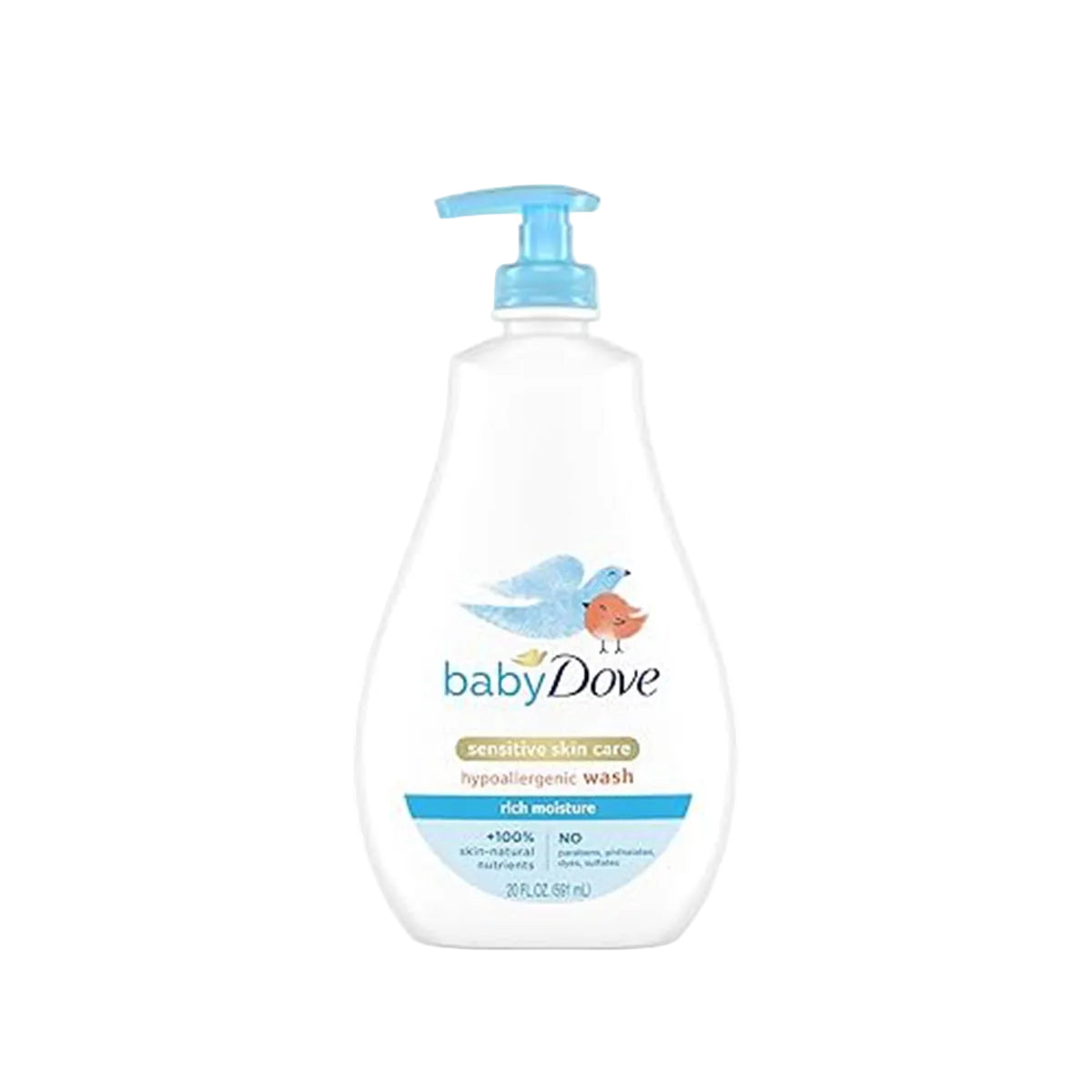 DOVE UK BABY HEAD TO TOE WASH 400ML RICH MOISTURE