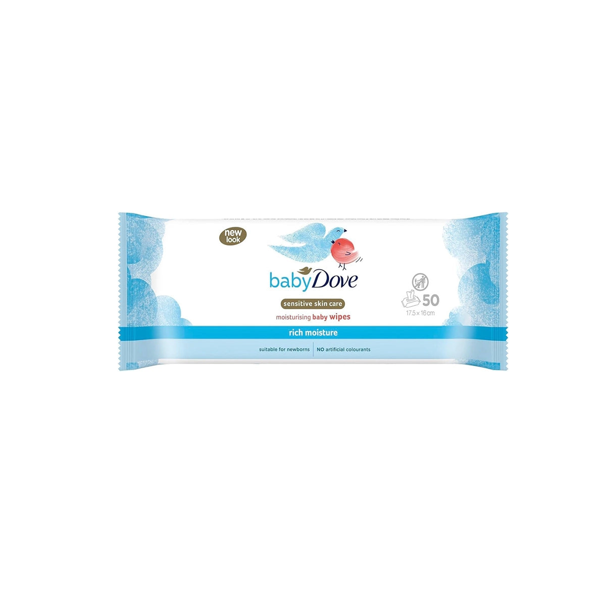 DOVE UK BABY WIPES 50PCS RICH