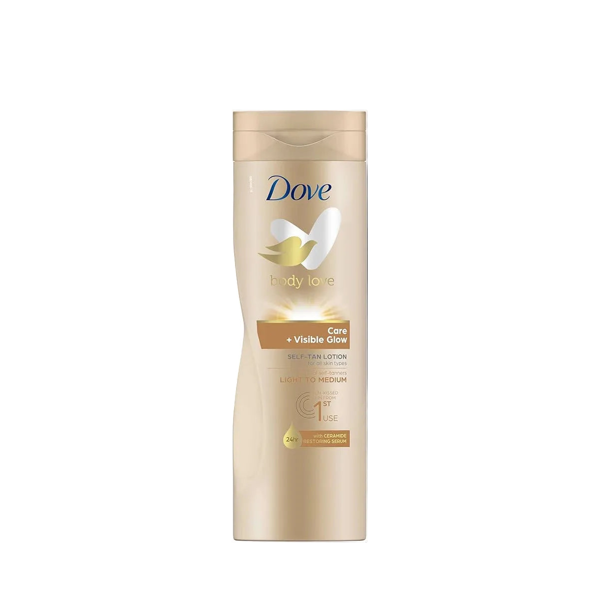 DOVE UK BODY LOTION 400ML VISIBLE GLOW LIGHT TO MEDIUM
