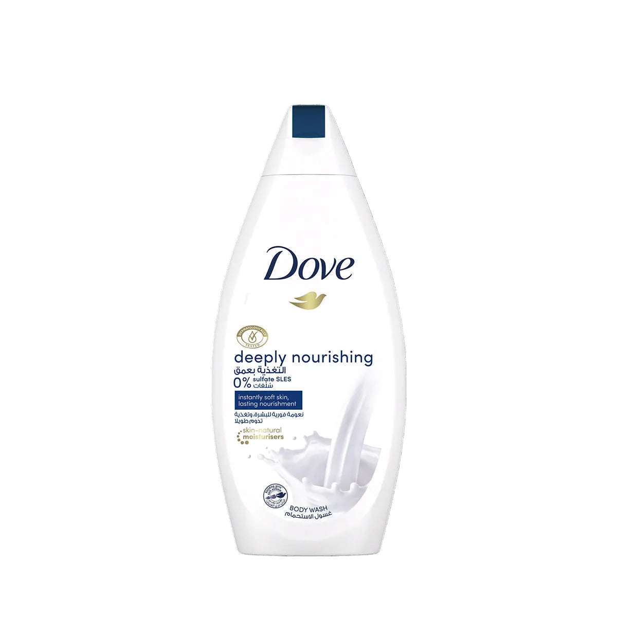 DOVE UK BODY WASH 500ML DEEPLY NOURSHING