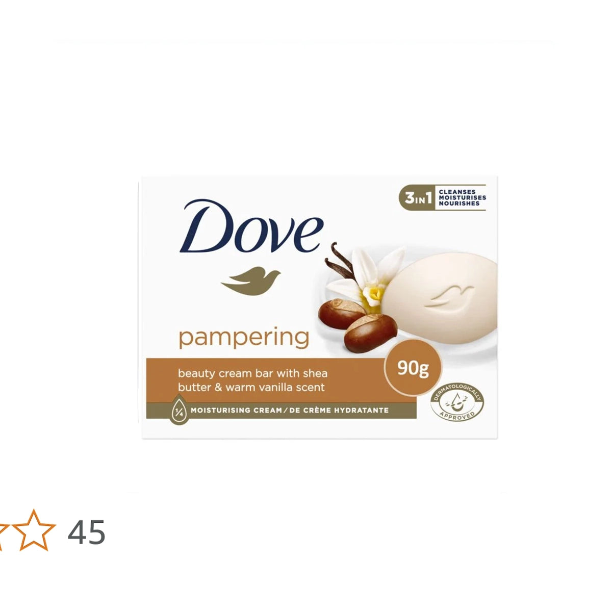 DOVE UK SOAP 90G PAMPERING