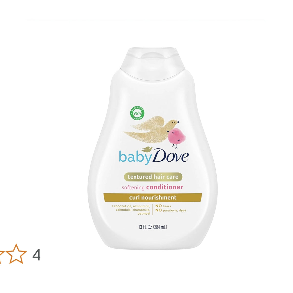 DOVE USA BABY CONDITIONER 384ML CURL NOURISHMENT