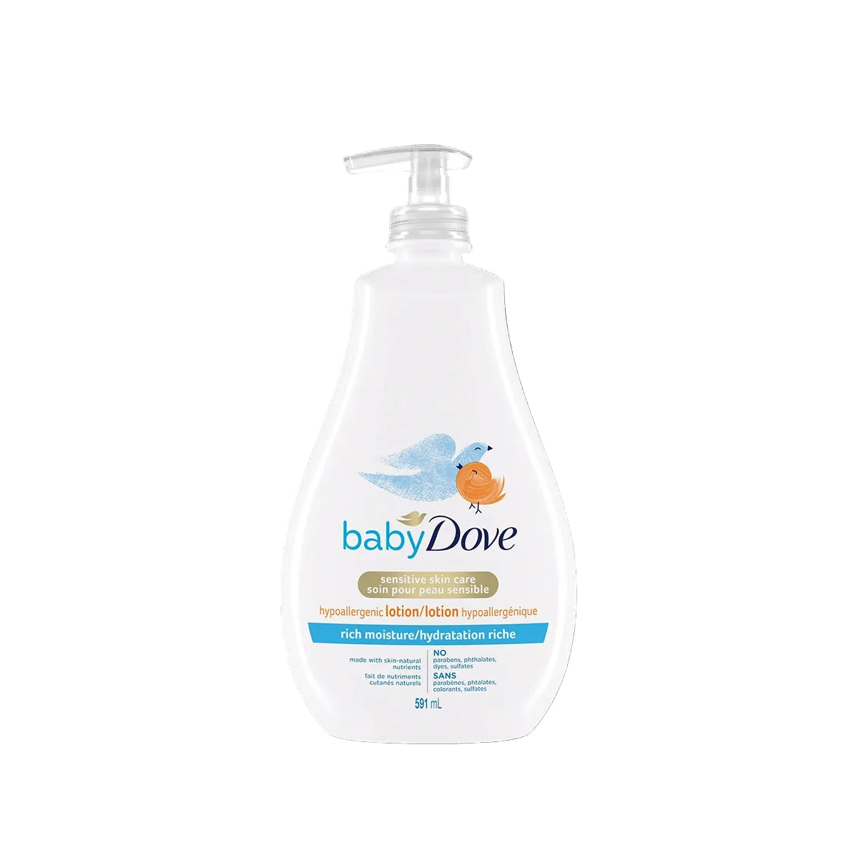 DOVE USA BABY LOTION 591ML RICH MOISTURE