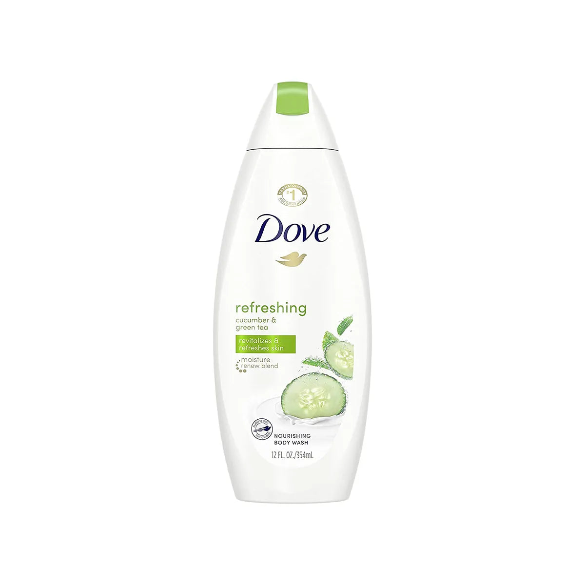 DOVE USA BODY WASH 354ML GO FRESH CUCUMBER & GREEN TEA