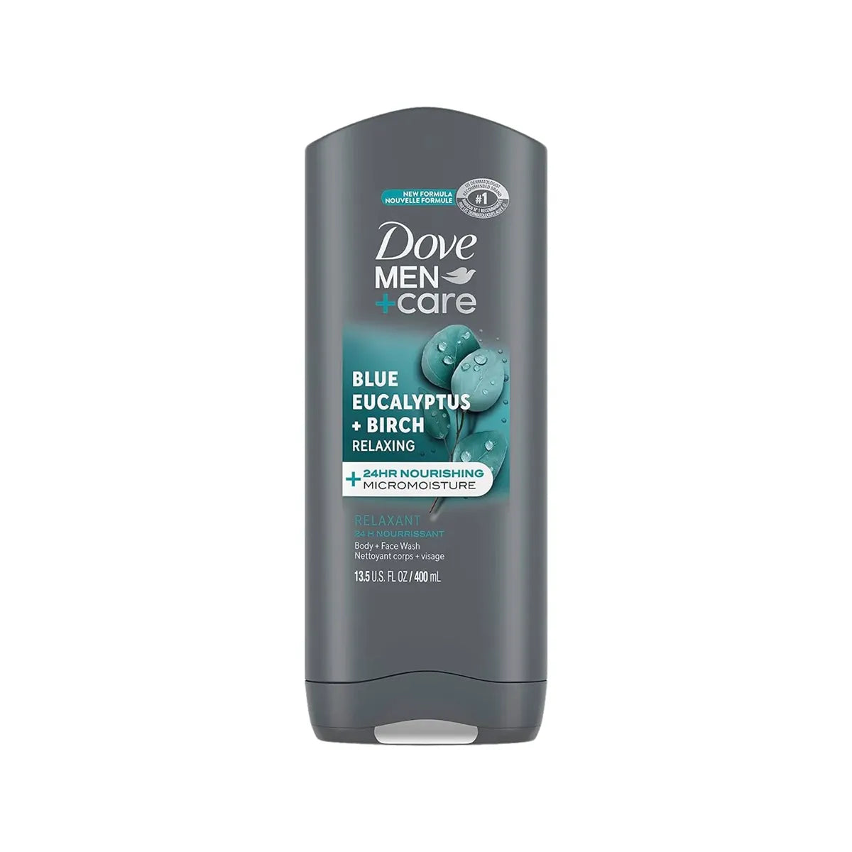 DOVE USA BODY WASH 400ML MEN BLUE EUCALYPTUS & BIRCH
