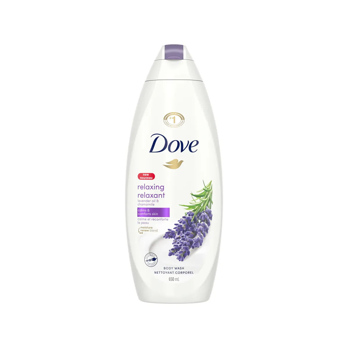 DOVE USA BODY WASH 650ML RELAXING