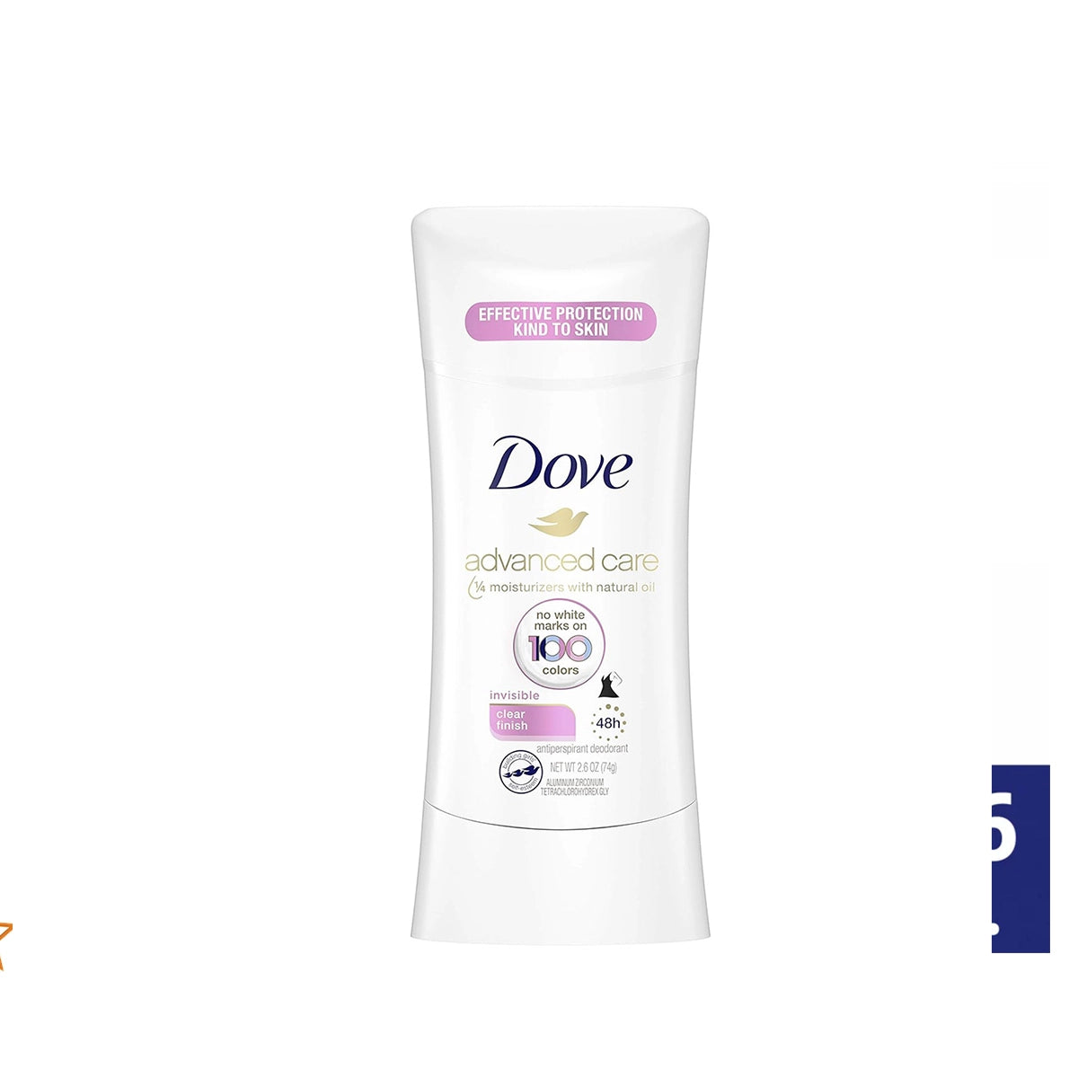DOVE USA DEO STICK 74GM INVISIBLE CLEAR FINISH