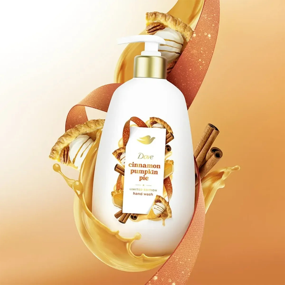 DOVE USA HAND WASH 355ML CINNAMON PUMPKIN