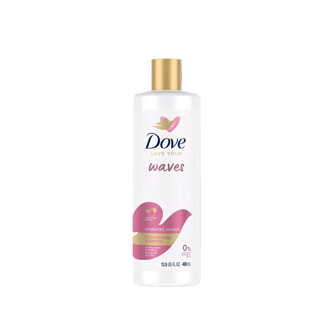 DOVE USA SHAMPOO 400ML HYDRATED WAVES SULPHATE FREE