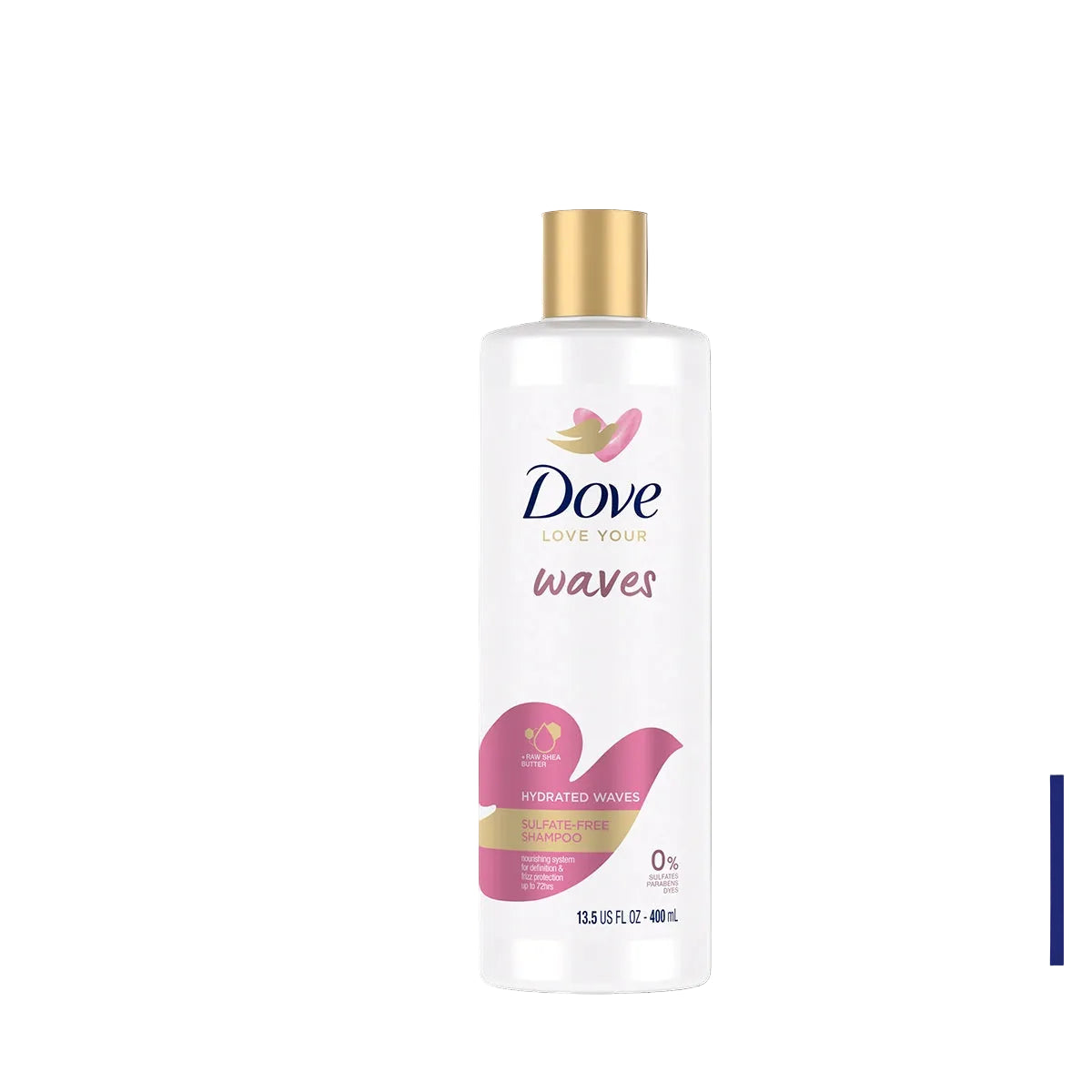 DOVE USA SHAMPOO 400ML HYDRATED WAVES SULPHATE FREE