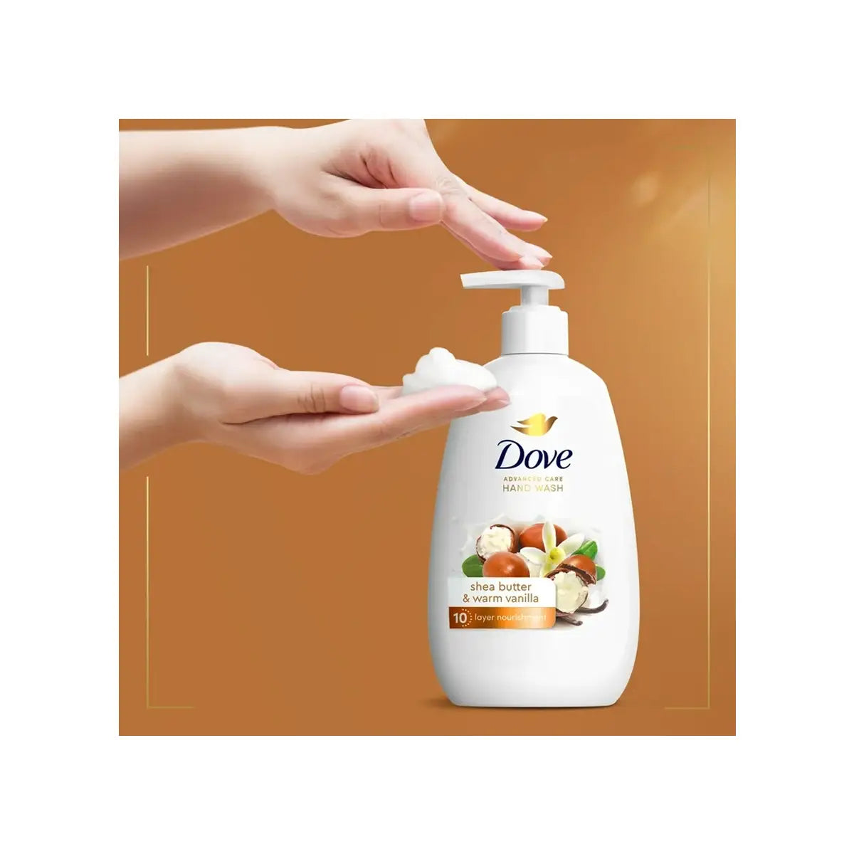 DOVE UK HAND WASH 500ML REFILL SHEA BUTTER WARM VANILLA