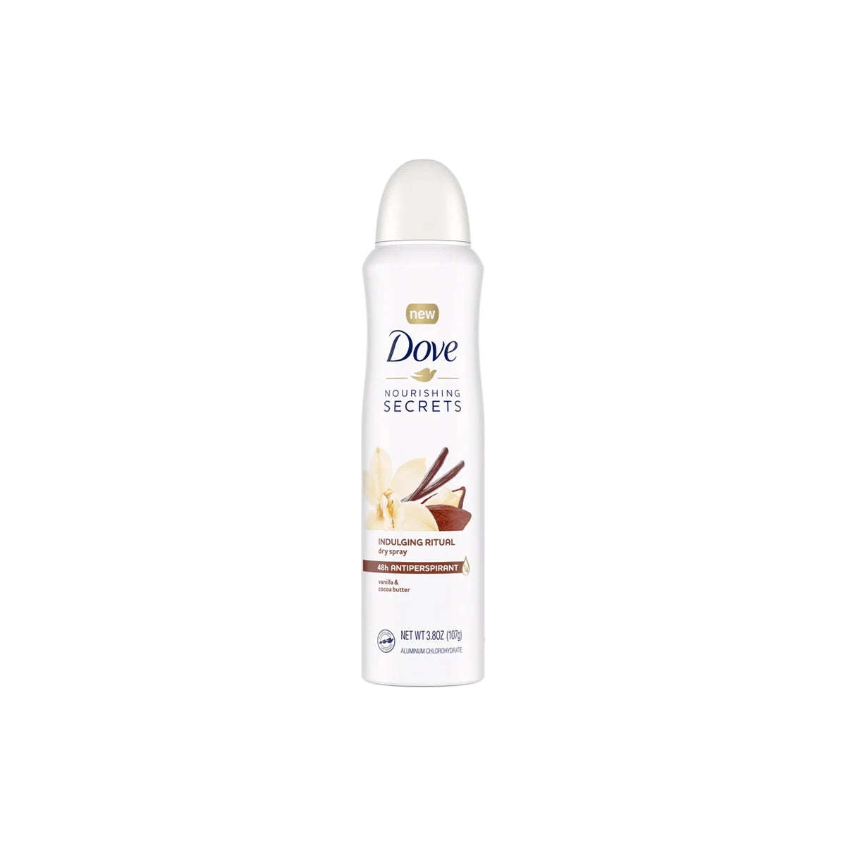 DOVE USA BODY SPRAY 107G NOURISHED BEAUTY