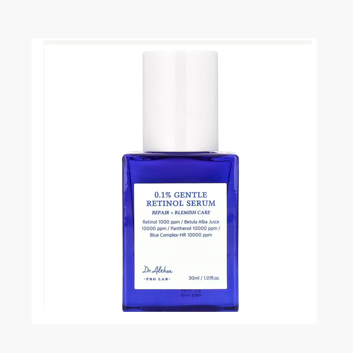 DR ALTHEA 0.1% GENTLE RETINOL SERUM 30ML