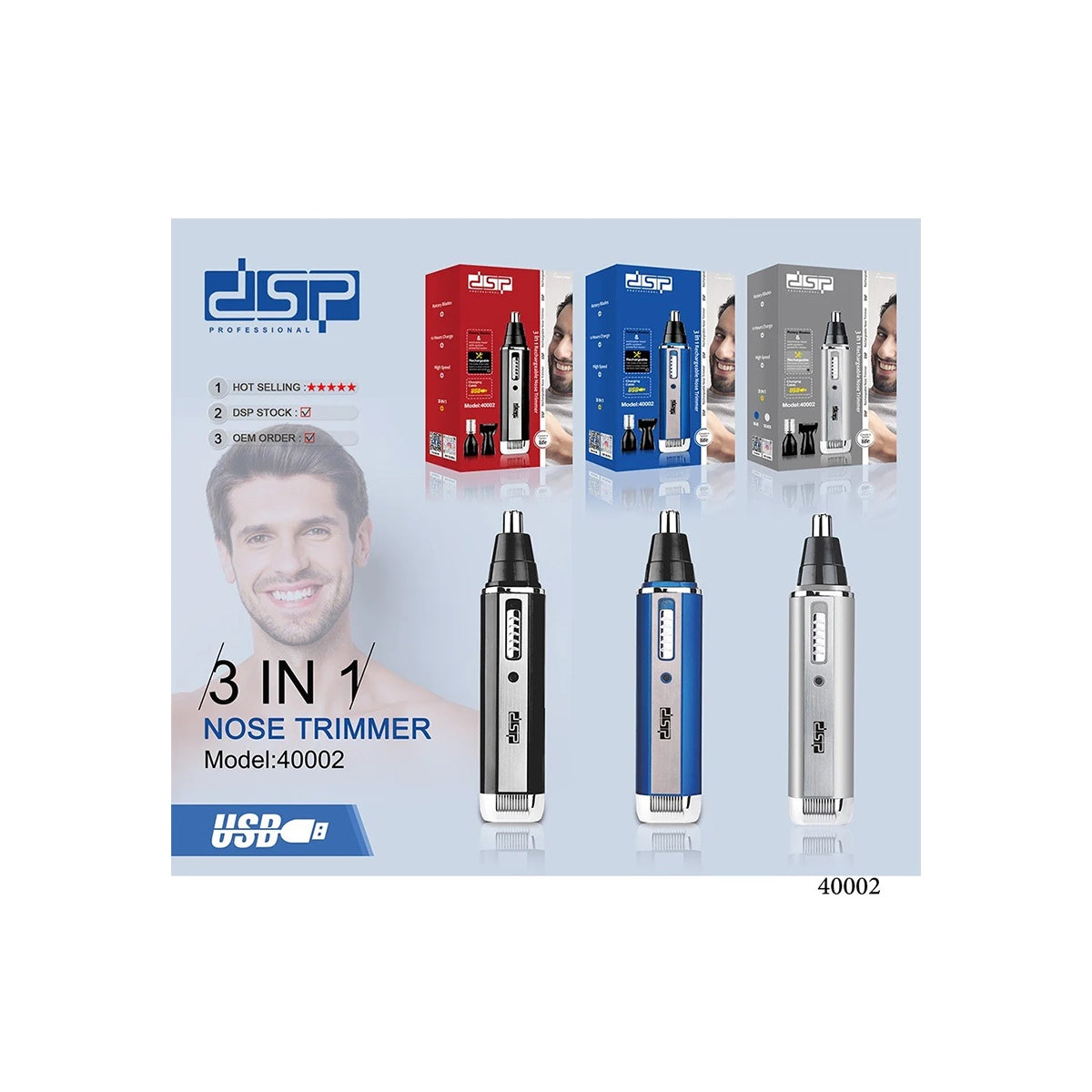 DSP NOSE TRIMMER 40002