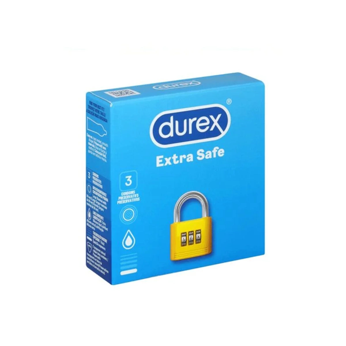 DUREX CONDOM 03CS EXTRA SAFE.