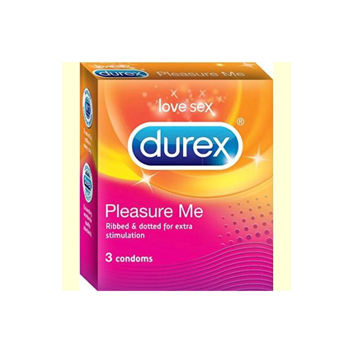 DUREX CONDOM 03CS PLEASURE ME