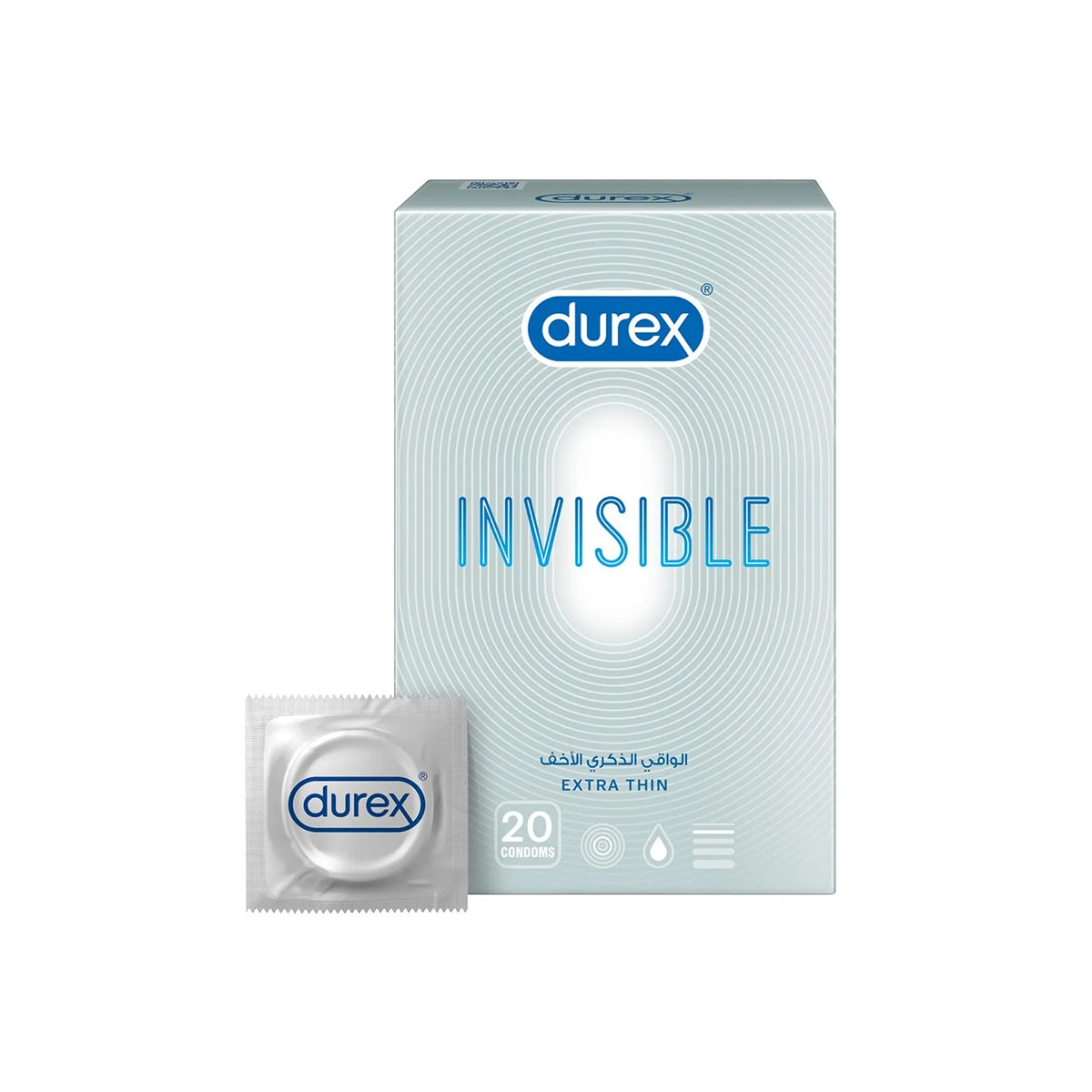 DUREX CONDOM 20CS INVISIBLE