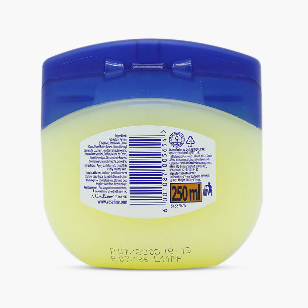 VASELINE AFRICA JELLY 250ML COCOA BUTTER