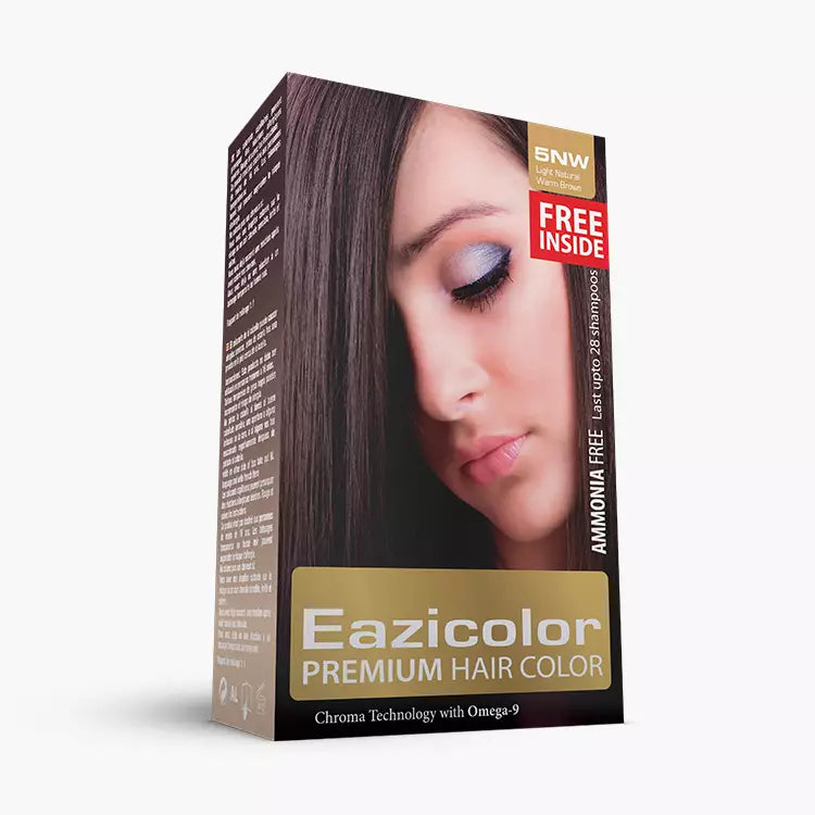 EAZICOLOR PREMIUM WOMEN HAIR COLOR 60ML 5NW