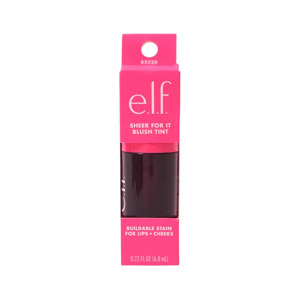 ELF SHEER FOR IT BLUSH TINT LEFT ON RED