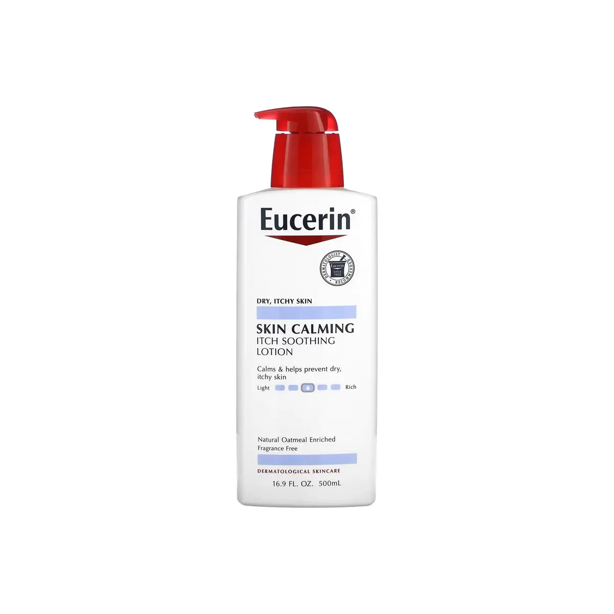 EUCERIN SKIN CALMING LOTION 500ML NATURAL OATMEAL ENRICHED