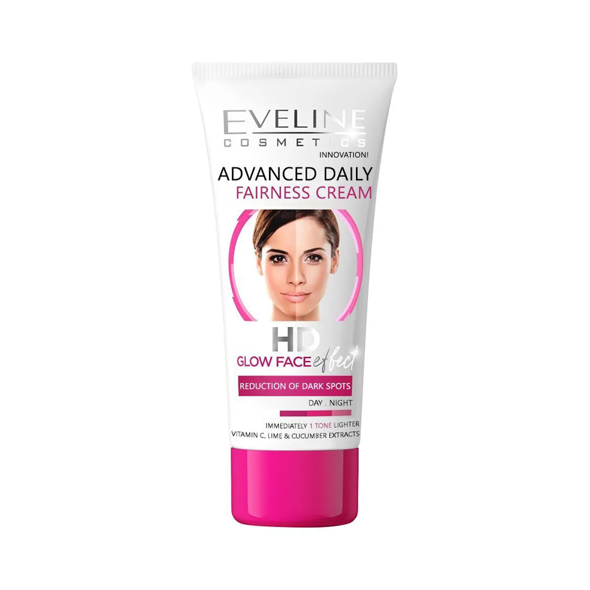 EVELINE ADVANCED DAILY FAIRNESS CREAM 40ML  HD GLOW FACE