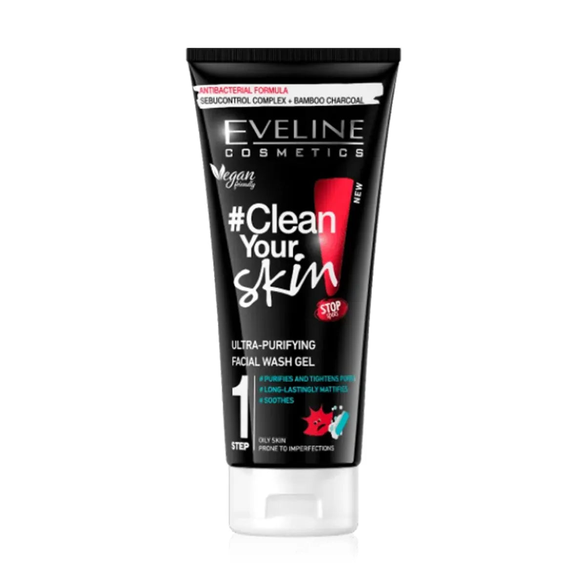 EVELINE CLEAN YOUR SKIN ULTRA PURIFYING FACE WASH 200ML
