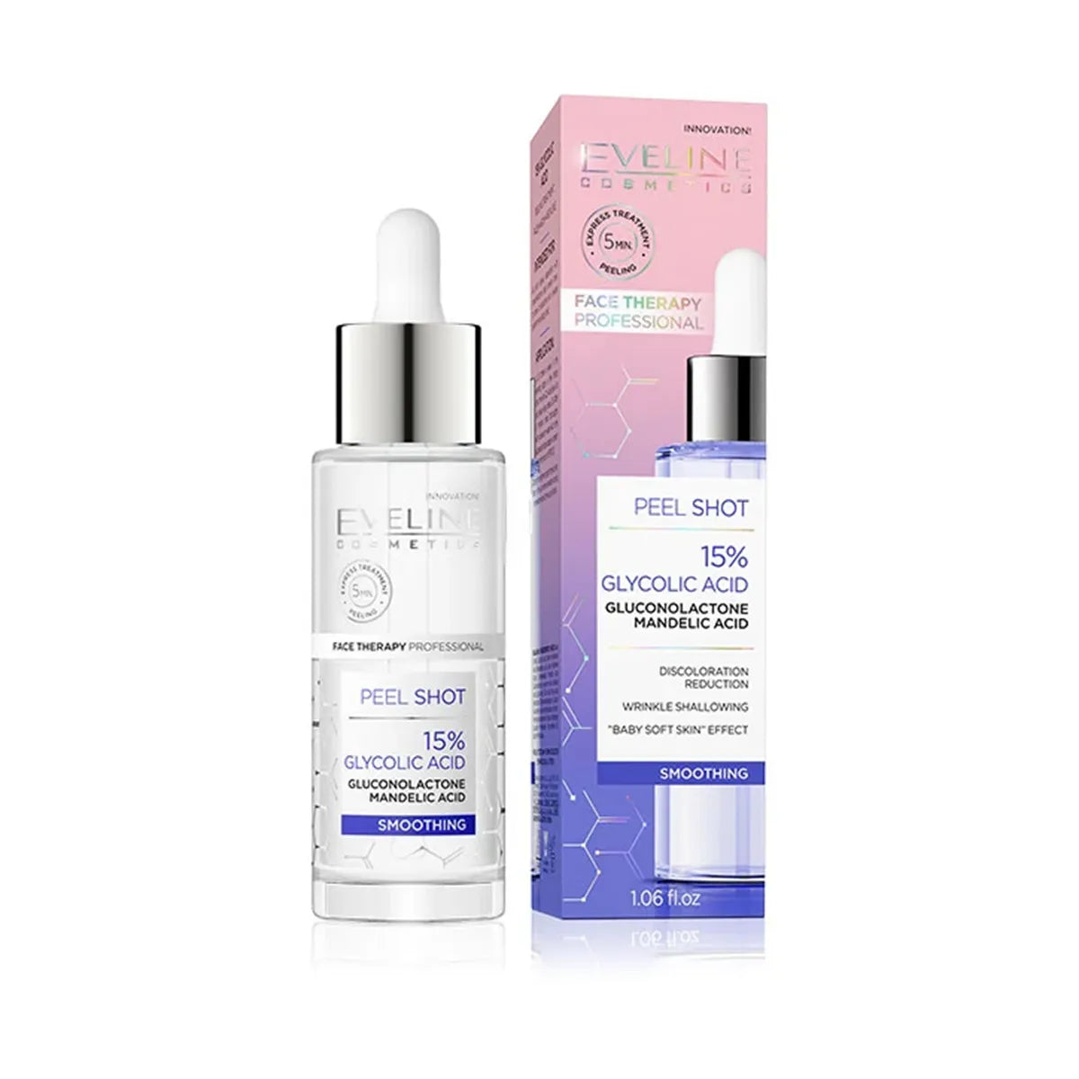 EVELINE FACE THERAPY SHOT PEEL 15 GLYCOLIC ACID 30ML
