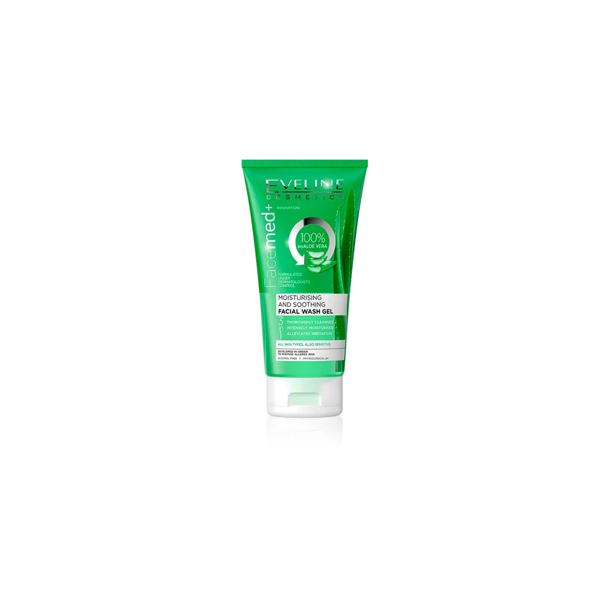 EVELINE FACEMED FACIAL WASH GEL 150ML ALOE VERA