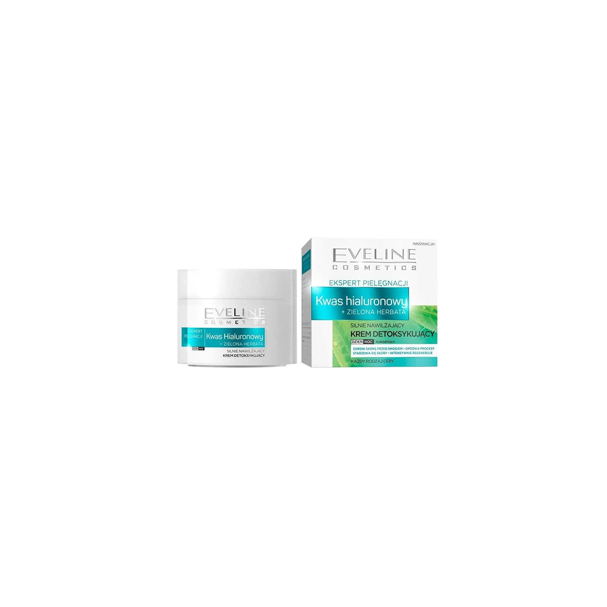 EVELINE HYALURONIC ACID GREEN TEA CREAM 50