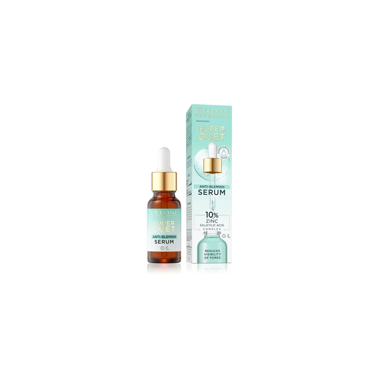 EVELINE SUPER DUET ZINC 10% FACE SERUM 18ML