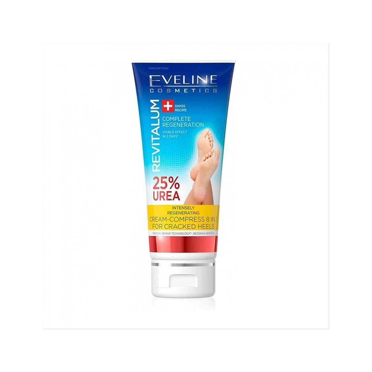 EVELINE UREA PARAFFIN REGENERATING FOOT CREAM 75ML