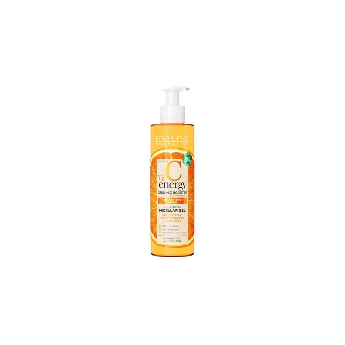 EVELINE VIT C ENERGY CLEANSING MICELLAR GEL 200ML