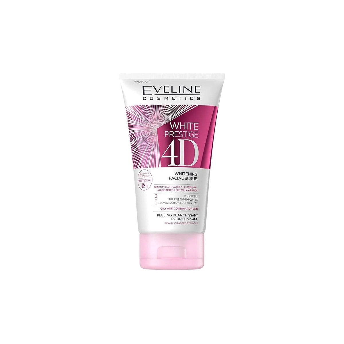 EVELINE WHITE PRESTIGE 4D FACIAL SCRUB 200ML