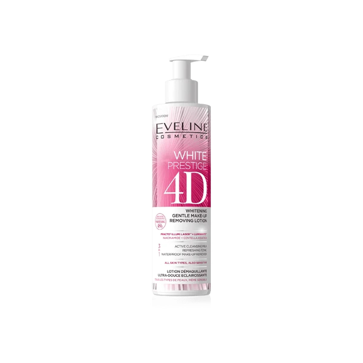 EVELINE WHITE PRESTIGE 4D MAKE UP REMOVING LOTION 245ML