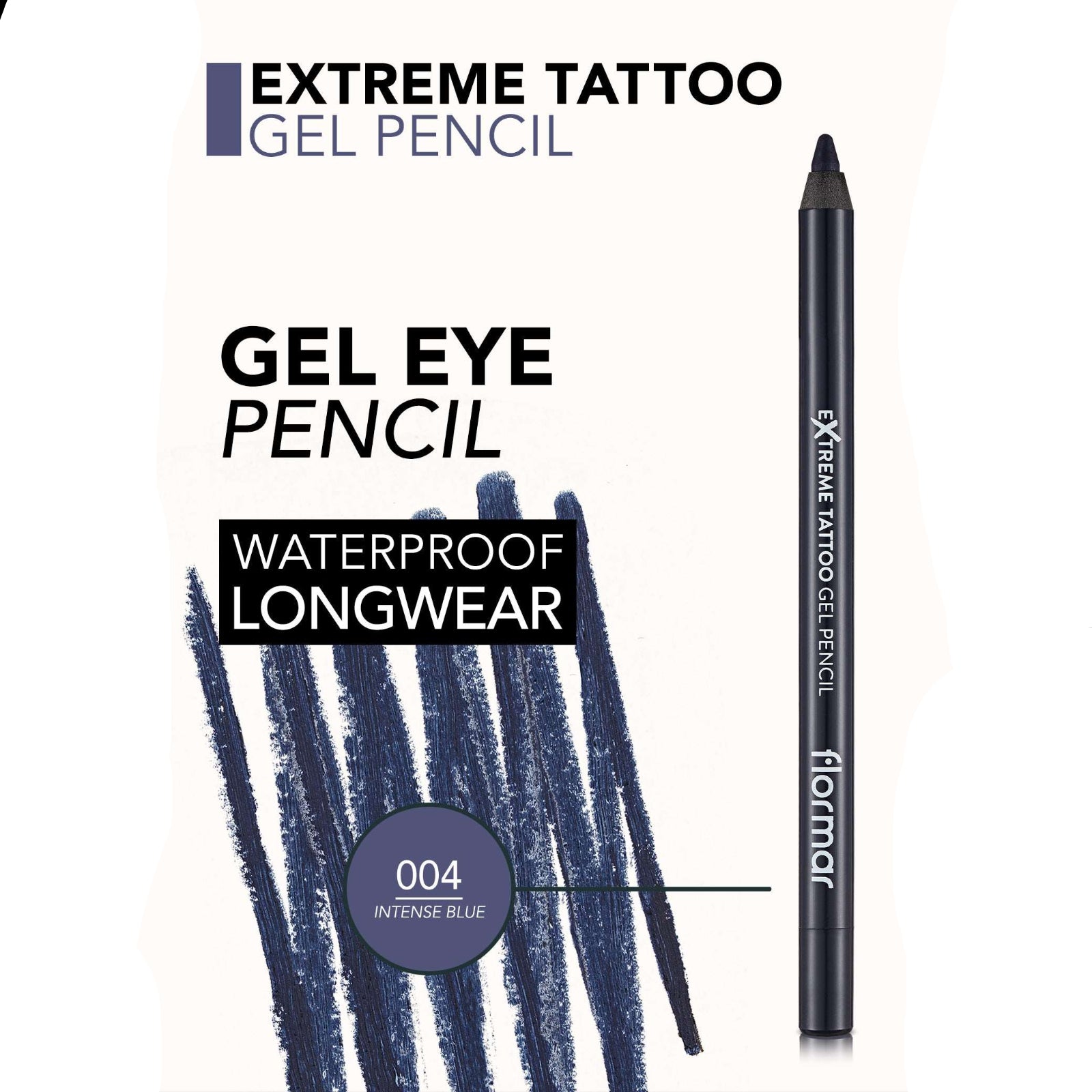 FLORMAR EYELINER PENCIL EXTREME TATTOO GEL 04